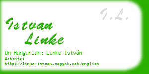 istvan linke business card